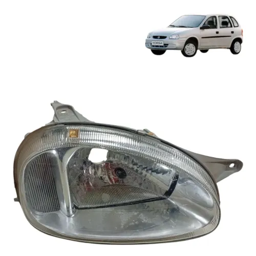 Farol Lado Direito Corsa 2001 S 33186 Direito/passageiro