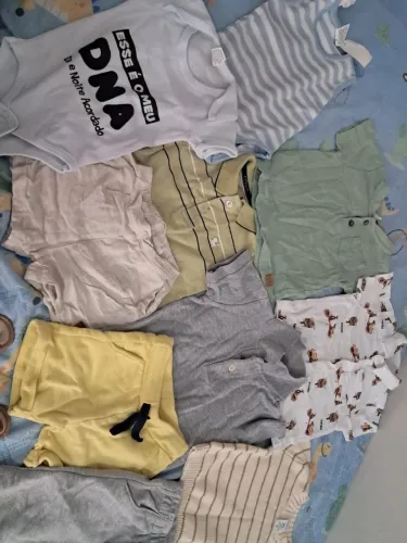 Lote de roupas para bebê veste 3 a 8 mês