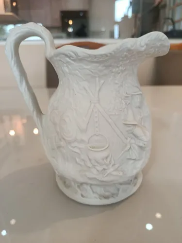 Jarra Antiga Inglesa Parian Ware Portmeirion Coleção British Heritage