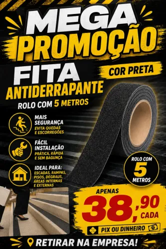 Fita antiderrapante 5 metros