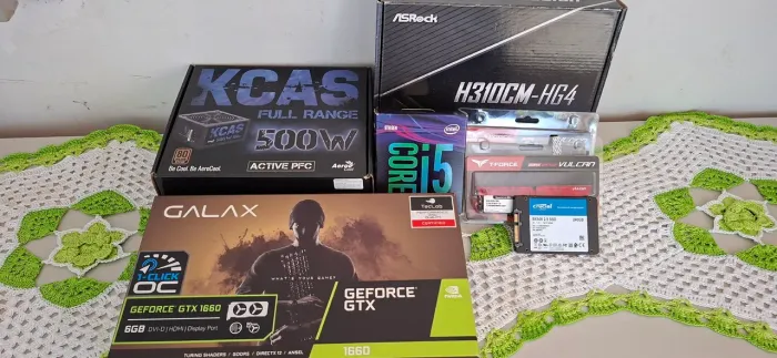 ? PC Gamer com GTX 1660 6GB - Pronto para uso | Sistema zerado