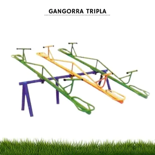 GANGORRA TRIPLA EM FERRO