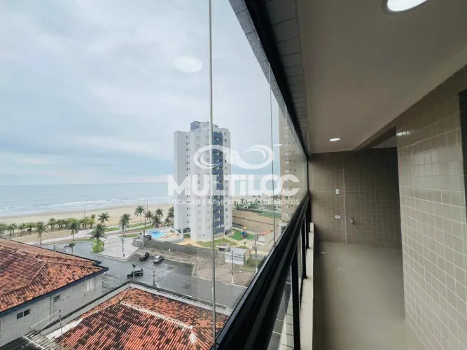 Apartamento residencial com 2 suítes, vista para o mar e varanda gourmet para alugar no Mi