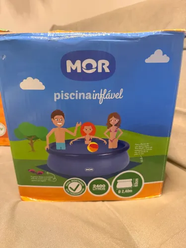 Kit Piscina Redonda 2.400L Mor + Filtro 127V