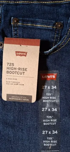 original levi's feminina 725 high rise bootcut