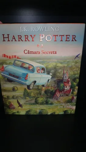 Livro Harry Potter Colecionador ilustrado câmera Secreta