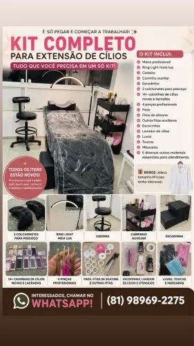 Kit cílios completo