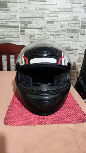 Capacete Mixs Gladiator Carbon Escamoteável 56