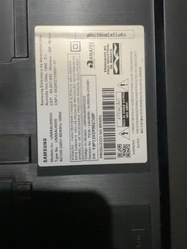 Samsung 55? 4K AU8000 - funcionando, precisa trocar barramento LED