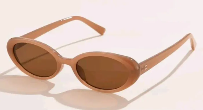 Óculos de sol feminino oval 