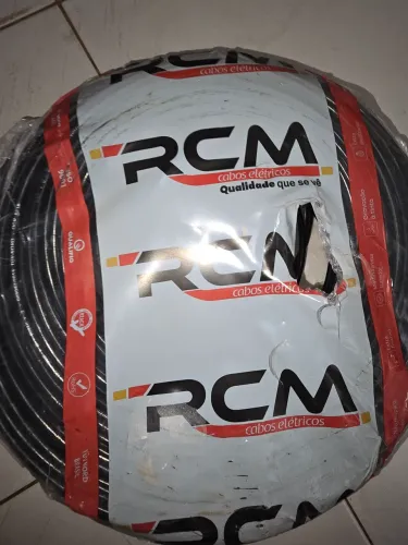 ROLO LACRADO CABO 6MM PRETO