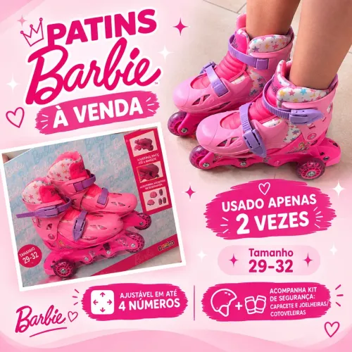 ?Patins Barbie