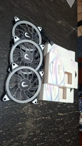 Kit 3 Fans Rise mode Galaxy Argb