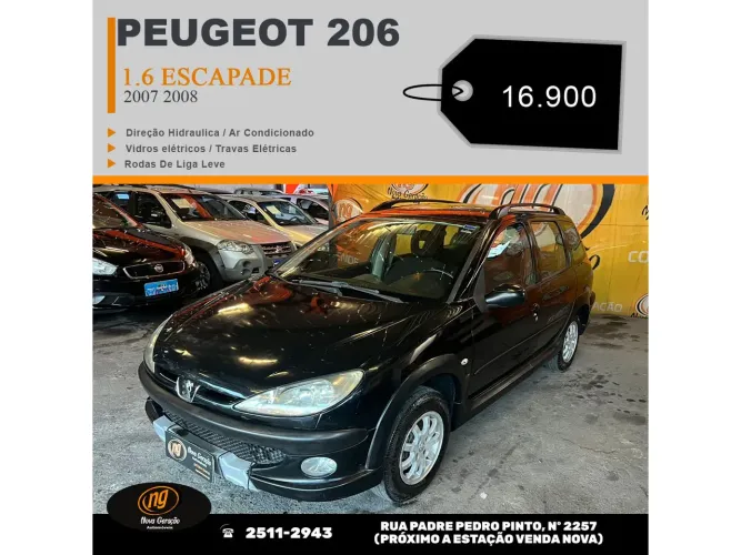 Peugeot 206 SW Escapade 1.6 16V Flex 5P 2008