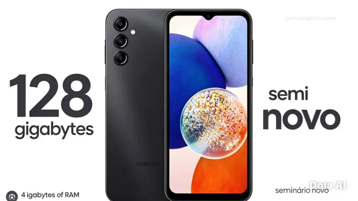 Samsung galaxy a14/128 GB /4 GB DE MEMÓRIA RAM.         BATERIA 100% SAUDÁVEL 