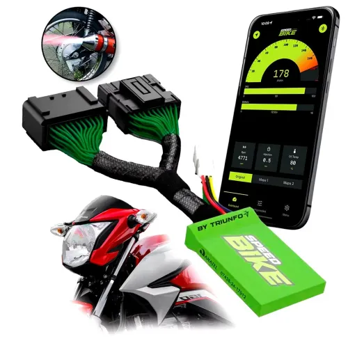 Módulo Injeção Programável Speed Bike Moto Honda Titan Fan Bros Twister Pop Sahara Xre Biz