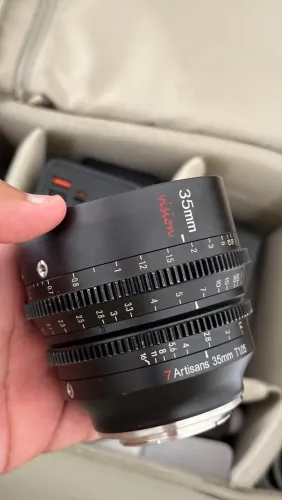 Lente Cine Vision 35mm T1.05 e-mount (para Sony APSC)