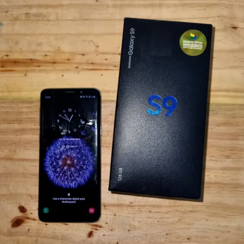 Galaxy S9 128GB Prata com Caixa