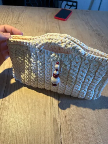 Bolsa Fio de Malha Artesanal 