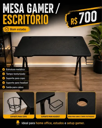 Mesa Gamer/Escritório