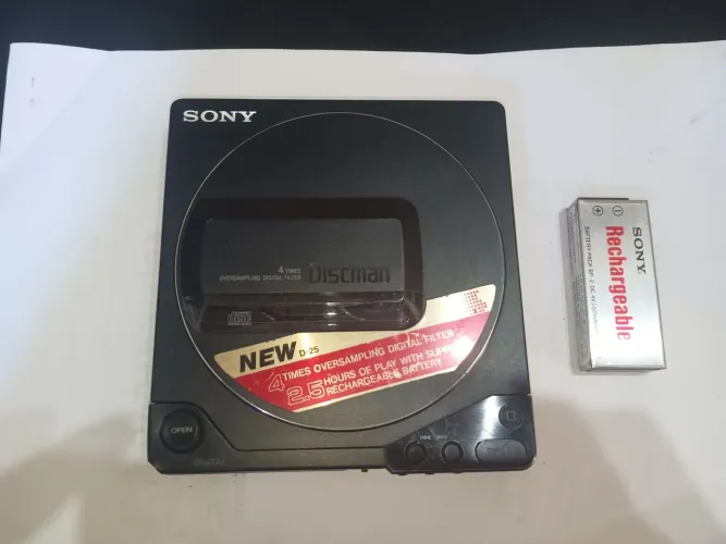 Sony Discman D-250 (D-25) Vintage - LEIA O ANÚNCIO