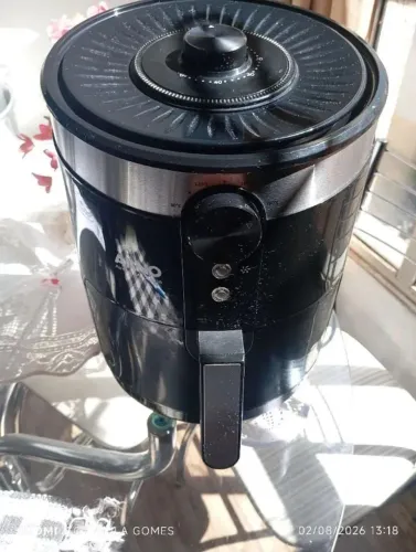 Fritadeira Elétrica sem Óleo Arno Moderna 3,5l Preta 127V PFRY EY1208B1