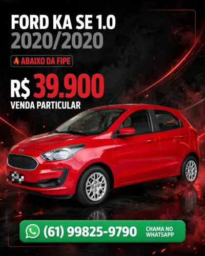 Ford KA 1.0 Se/se Plus Tivct Flex 5P 2020