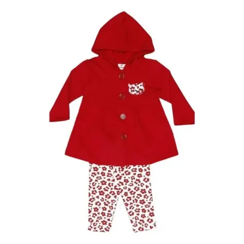 Conjunto Brandili Infantil Bebê Casaco + Legging Acamurçado - Tam. M