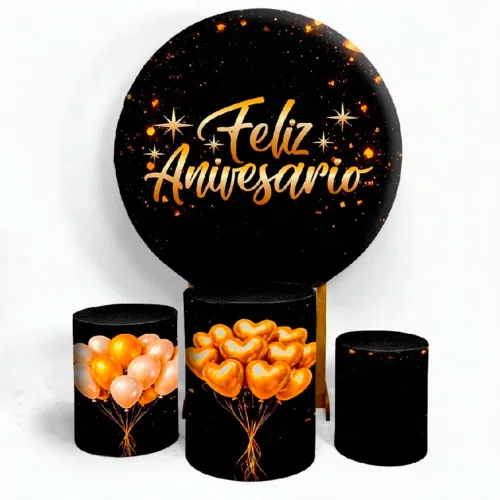 Kit Feliz aniversário + kit mesa .