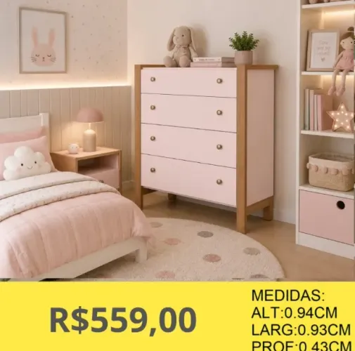 COMODA PARA BEBE A PRONTA-ENTREGA 