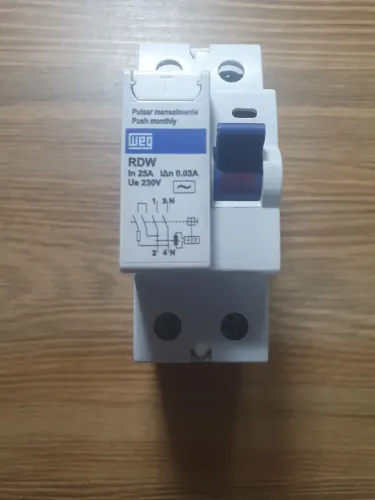 Interruptor Diferencial Residual (IDR) WEG RDW 25A 30mA Bipolar 230V