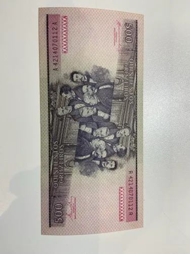 Nota de 500 cruzeiros 