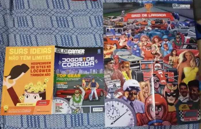 Revista Old Gamer Nº 27 Jogos De Corrida + Pôster