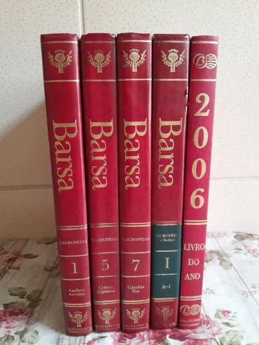Enciclopédia Barsa - 5 volumes 