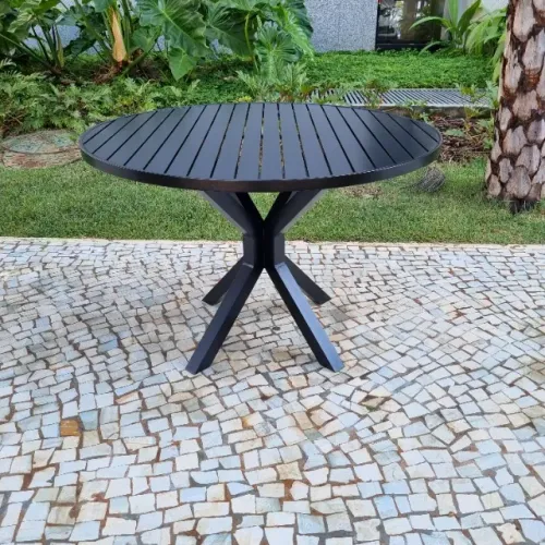 MESA DE ALUMÍO RIPADO 1 METRO