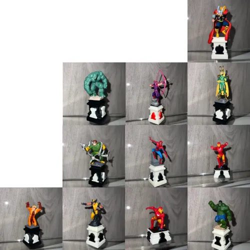 Marvel Xadrez Planeta DeAgostini 11 Peças (LEIA A DESCRIÇÃO)