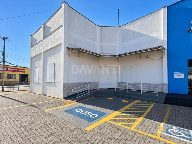 Salão comercial para locação no Jardim Paulicéia em Campinas na Davanti Imóveis.