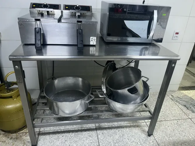 Utensílios e equipamentos para lanchonete pacote completo