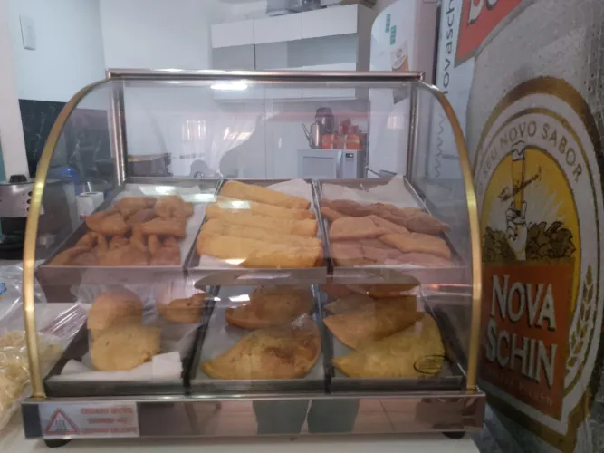 Estufa de salgados quente