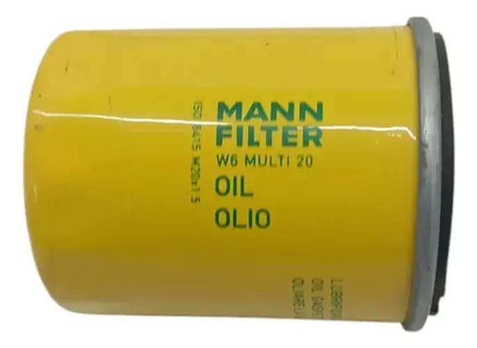 Filtro Óleo Mann W6 Multi 20 Fiat Uno 1.0 8v 2010 2011 2012