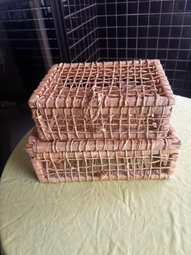 Kit Cestos de Palha para decoração/presente