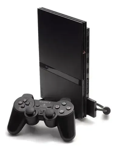Play2 Slim com 1Controle 1 mermorie card