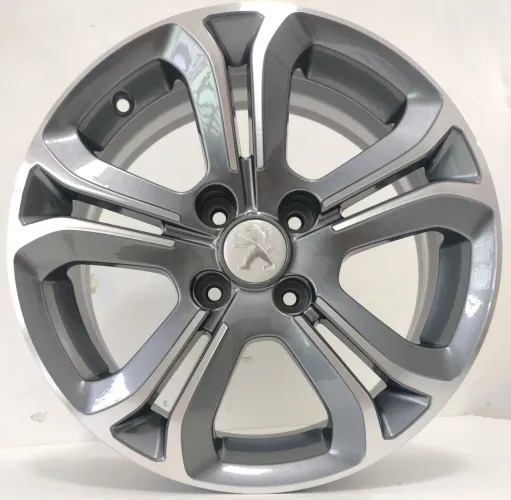 Unidade de roda avulsa Aro 16 Original PEUGEOT 208 Griffe Furação 4X108