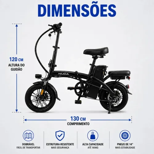 Bicicleta Eletrica Nuda