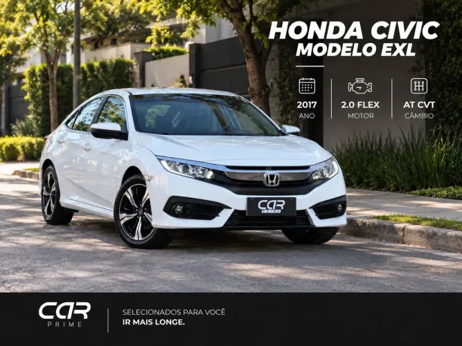 Honda Civic Sedan EXL 2.0 Flex 16V Aut.4p 2017