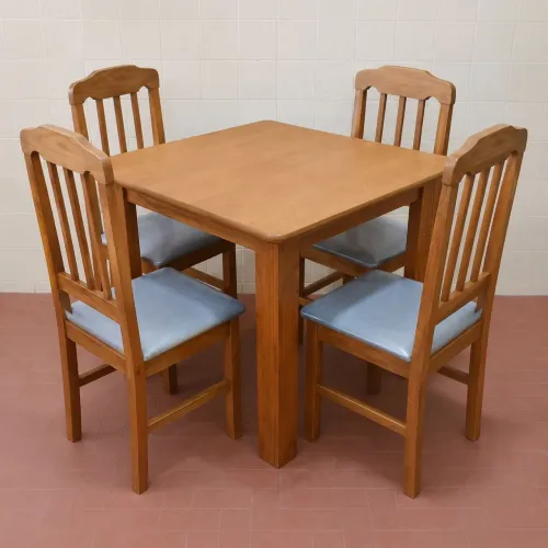 Conjunto Mesa com 4 cadeiras