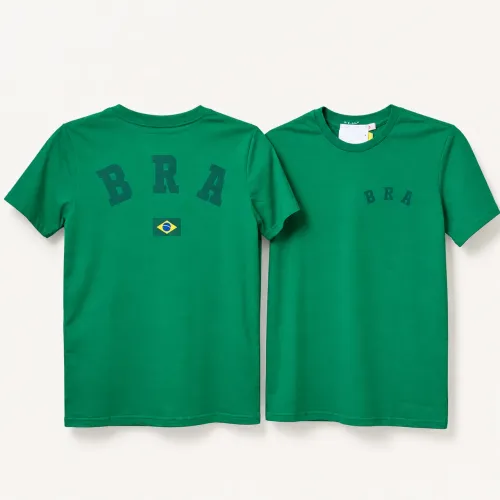 Camisa Brasil 100% Algodão