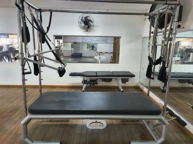 Aparelhos de Pilates.