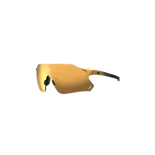 Óculos de Sol HB Quad X 2.0 Matte Grad Black Gold - Lente Gold Chrome