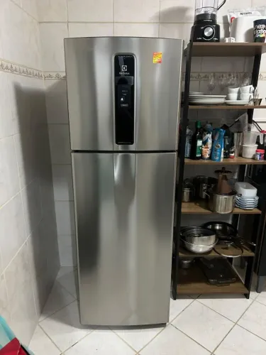 Geladeira Electrolux Frost Free 390L Inox IF43S - Pouco Uso (Com NF)